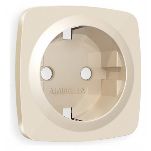Накладка для розетки с заземлением Ambrella Volt Quant OP3060
