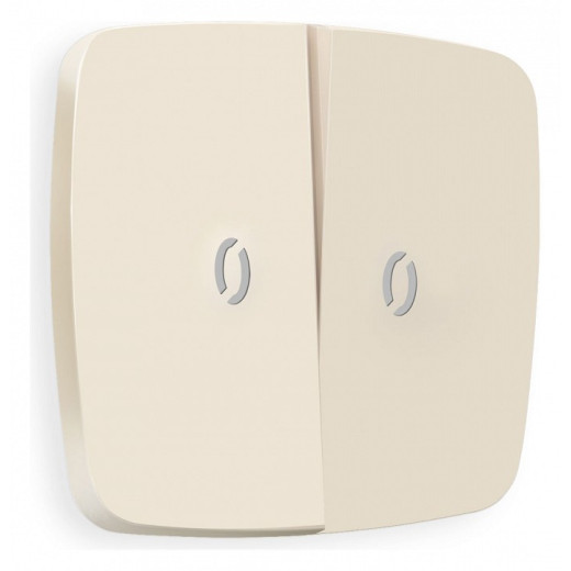 Клавиши для выключателя двухклавишного c подсветкой Ambrella Volt Quant OP3240