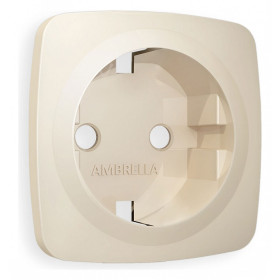 Накладка для розетки с заземлением Ambrella Volt Quant OP3260