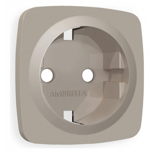 Накладка для розетки с заземлением Ambrella Volt Quant OP3660