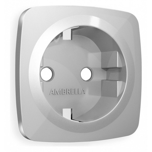 Накладка для розетки с заземлением Ambrella Volt Quant OP4060
