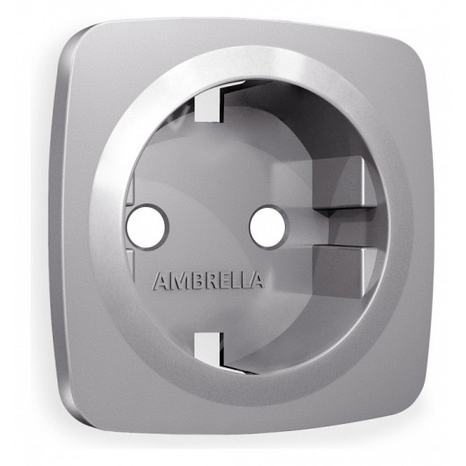 Накладка для розетки с заземлением Ambrella Volt Quant OP5060