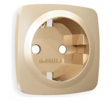 Накладка для розетки с заземлением Ambrella Volt Quant OP6060