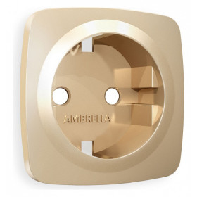 Накладка для розетки с заземлением Ambrella Volt Quant OP6060