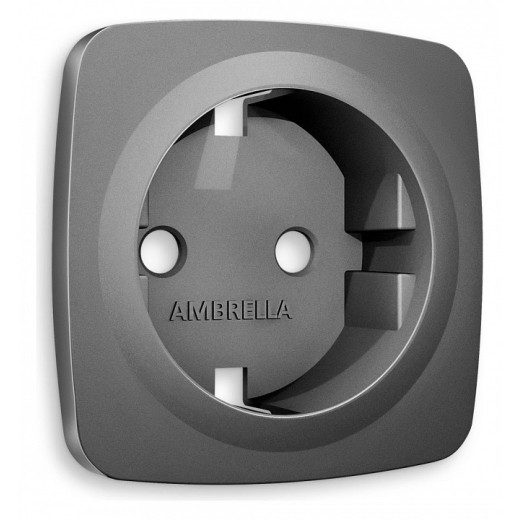 Накладка для розетки с заземлением Ambrella Volt Quant OP6560