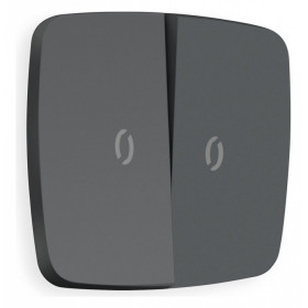 Клавиши для выключателя двухклавишного c подсветкой Ambrella Volt Quant OP9040