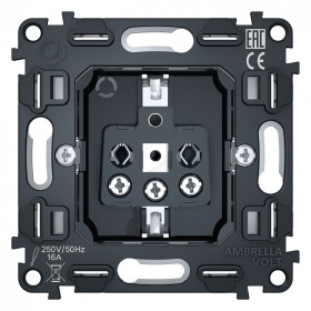 Механизм розетки с заземлением Ambrella Volt Quant VM141