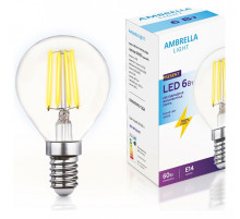 Лампа светодиодная Ambrella Light G45 E14 6Вт 4200K 204215