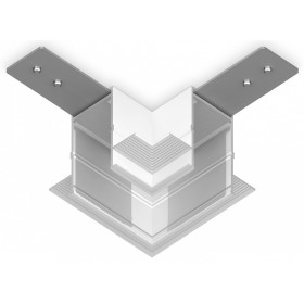 Соединитель угловой L-образный для треков встраиваемых Ambrella Light GL GL1039