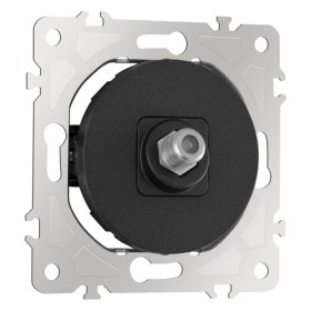 ТВ-розетка без рамки Arte Milano am-202 202.42-1.black