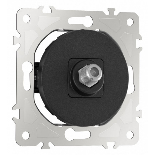 ТВ-розетка без рамки Arte Milano am-202 202.42-1.black