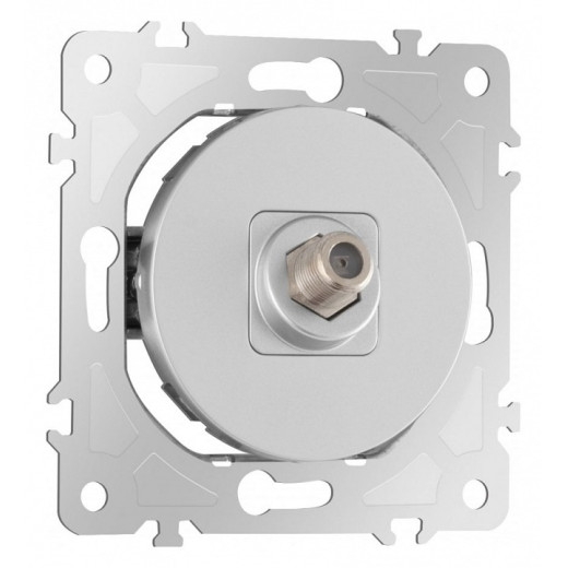 ТВ-розетка без рамки Arte Milano am-202 202.42-1.silver