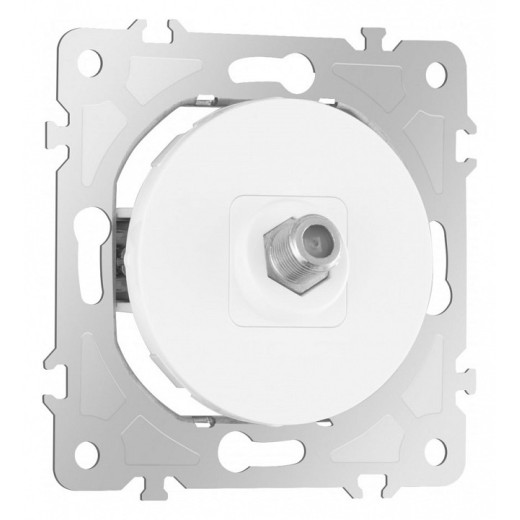 ТВ-розетка без рамки Arte Milano am-202 202.42-1.white