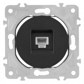 Розетка Ethernet RJ-45 без рамки Arte Milano am-202 202.45-1.black