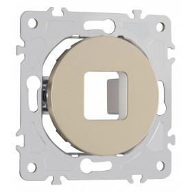 Розетка для вывод кабеля без рамки Arte Milano am-202 202.49-1.shampan