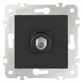 ТВ-розетка без рамки Arte Milano am-203 203.42-1.black