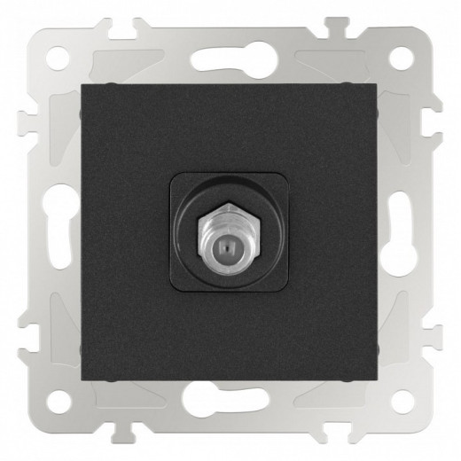 ТВ-розетка без рамки Arte Milano am-203 203.42-1.black