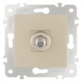 ТВ-розетка без рамки Arte Milano am-203 203.42-1.shampan