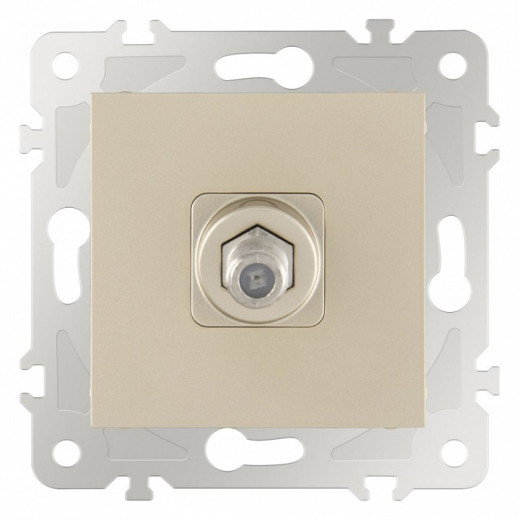 ТВ-розетка без рамки Arte Milano am-203 203.42-1.shampan