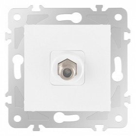 ТВ-розетка без рамки Arte Milano am-203 203.42-1.white