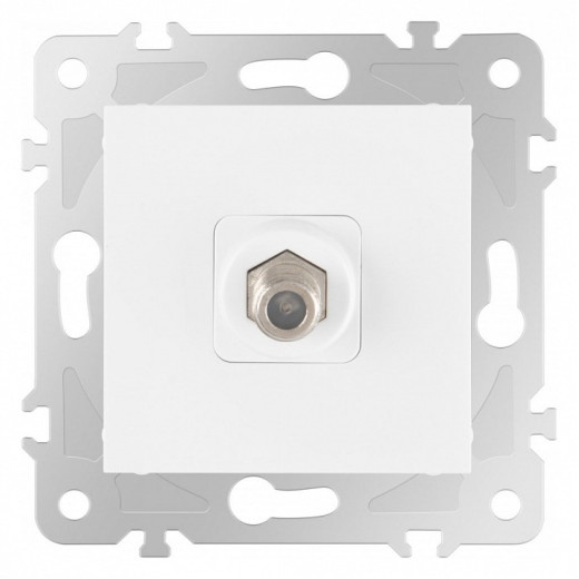 ТВ-розетка без рамки Arte Milano am-203 203.42-1.white