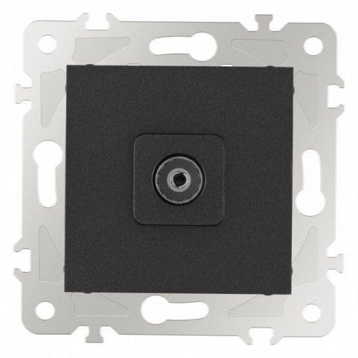 ТВ-розетка без рамки Arte Milano am-203 203.43-1.black