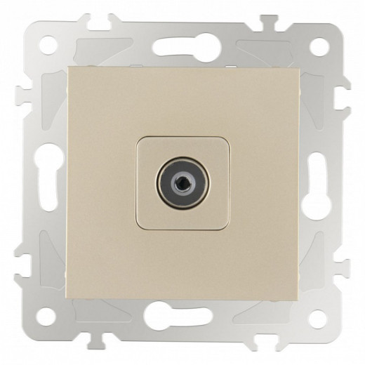 ТВ-розетка без рамки Arte Milano am-203 203.43-1.shampan