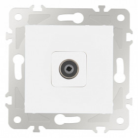 ТВ-розетка без рамки Arte Milano am-203 203.43-1.white