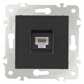 Розетка Ethernet RJ-45 без рамки Arte Milano am-203 203.45-1.black