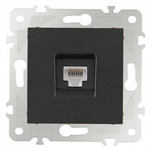 Розетка Ethernet RJ-45 без рамки Arte Milano am-203 203.45-1.black