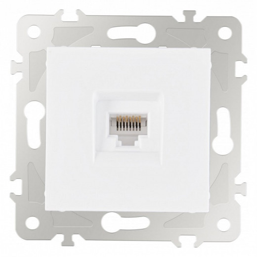 Розетка Ethernet RJ-45 без рамки Arte Milano am-203 203.45-1.white