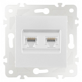 Розетка Ethernet RJ-45 без рамки Arte Milano am-203 203.45-2.white