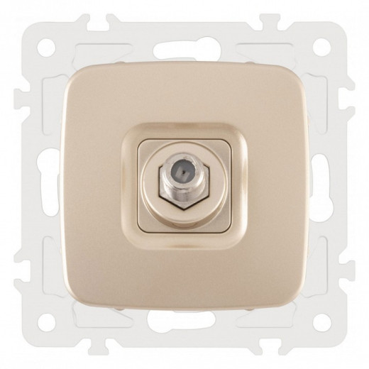 ТВ-розетка без рамки Arte Milano am-205 205.42-1.shampan