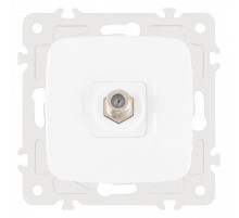 ТВ-розетка без рамки Arte Milano am-205 205.42-1.white