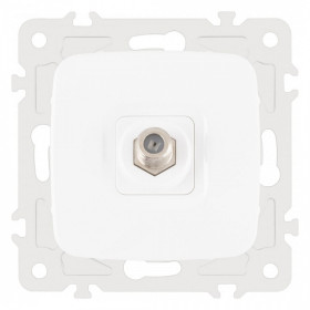 ТВ-розетка без рамки Arte Milano am-205 205.42-1.white