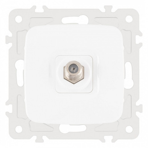 ТВ-розетка без рамки Arte Milano am-205 205.42-1.white