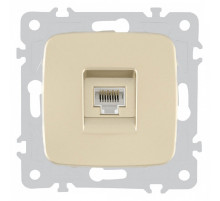 Розетка Ethernet RJ-45 без рамки Arte Milano am-205 205.45-1.shampan