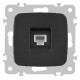 Розетка телефонная RJ-11 без рамки Arte Milano am-205 205.51-1.black