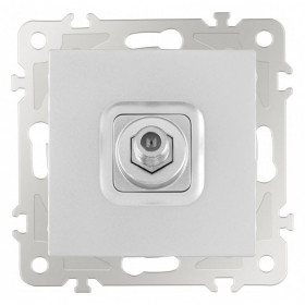 ТВ-розетка без рамки Arte Milano am-206 206.42-1.silver