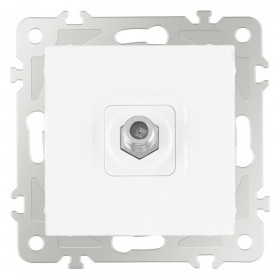 ТВ-розетка без рамки Arte Milano am-206 206.42-1.white