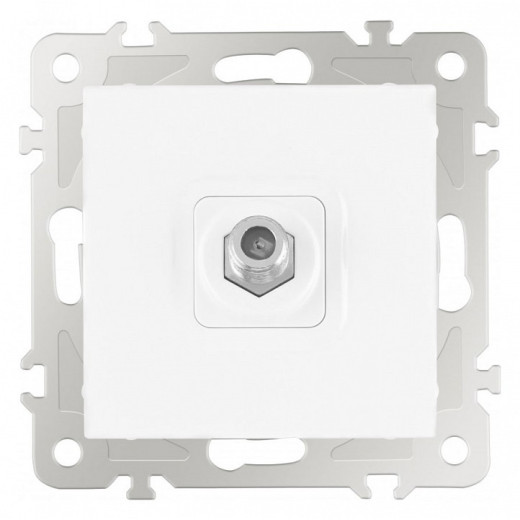 ТВ-розетка без рамки Arte Milano am-206 206.42-1.white