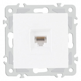 Розетка Ethernet RJ-45 без рамки Arte Milano am-206 206.45-1.white