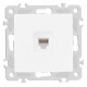 Розетка телефонная RJ-11 без рамки Arte Milano am-206 206.51-1.white