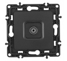 ТВ-розетка без рамки Arte Milano am-217 217.43-1.black