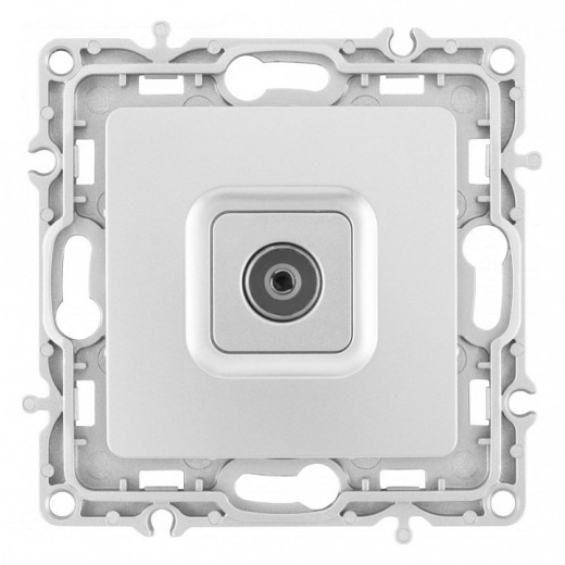 ТВ-розетка без рамки Arte Milano am-217 217.43-1.silver