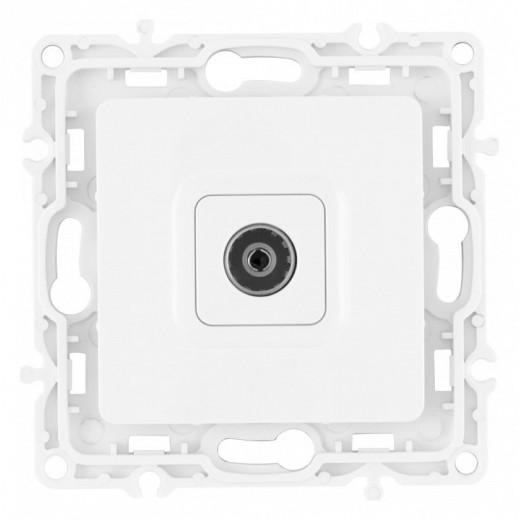 ТВ-розетка без рамки Arte Milano am-217 217.43-1.white