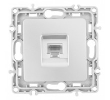 Розетка Ethernet RJ-45 без рамки Arte Milano am-217 217.45-1.silver