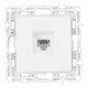 Розетка телефонная RJ-11 без рамки Arte Milano am-217 217.51-1.white