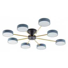 Потолочная люстра Arte Milano Ferrara 252006/8 Bk/Gr