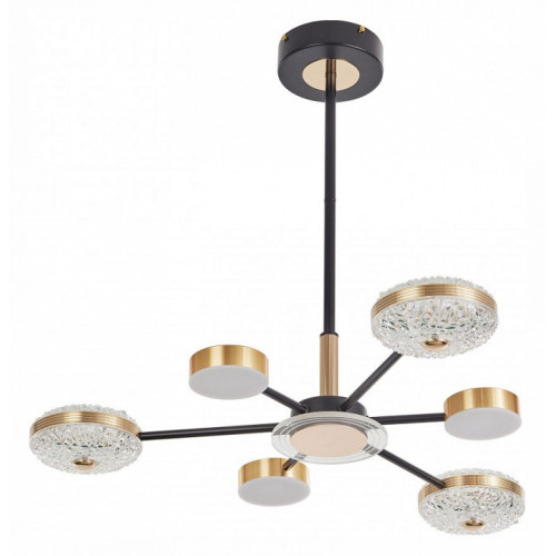 Люстра на штанге Arte Milano Ferrara-72069 272069/6 BK/GD